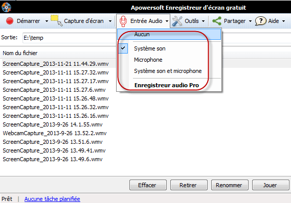 apowersoft enregistreur decran gratuit